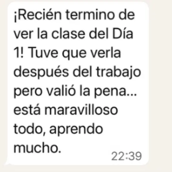 Testimonio de alumna sobre el taller de Iris Aquino